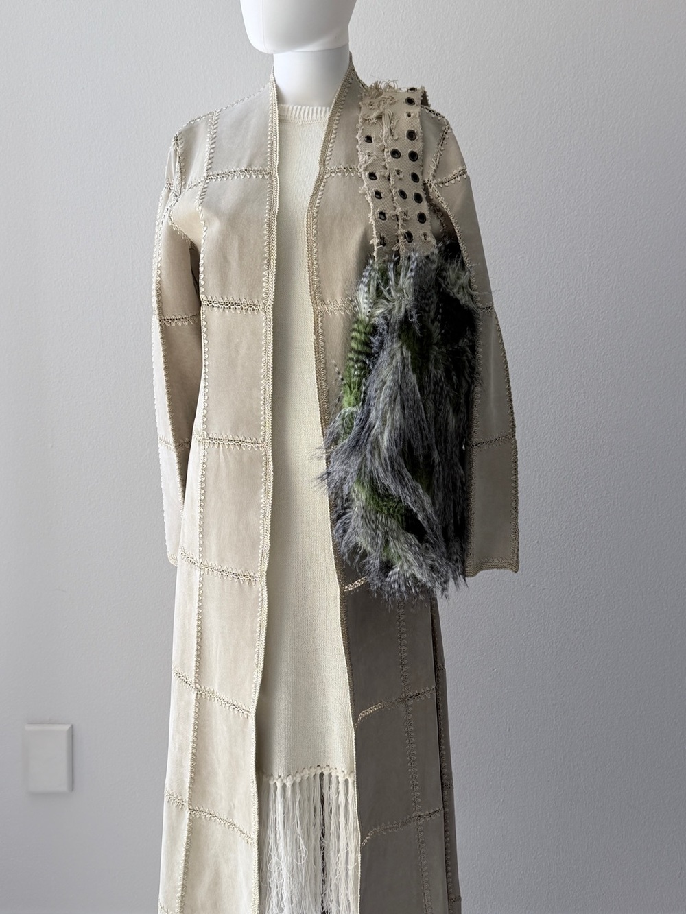 Custo Barcelona Hype Fur Boho Bag - Picture 3 of 10